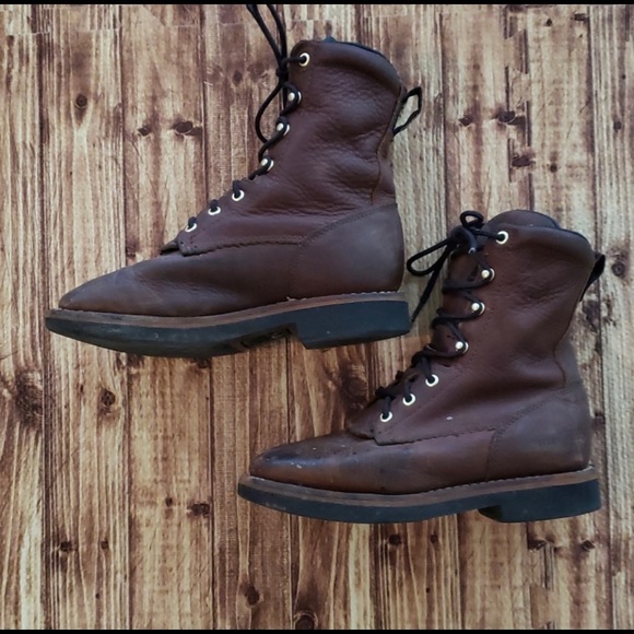 Georgia Boot Women’s Lacer Leather Work Boot - Picture 3 of 9